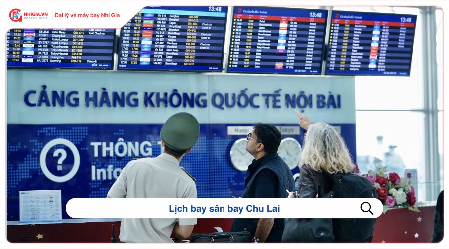 Lịch bay sân bay Chu Lai