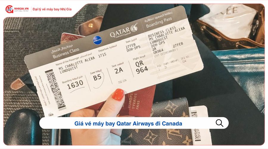 Giá vé máy bay Qatar Airways đi Canada
