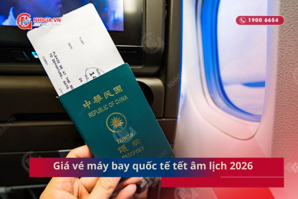 Giá vé máy bay quốc tế tết âm lịch 2026