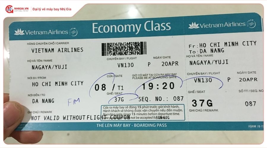 Giá vé máy bay đi Đà Nẵng Vietnam Airlines