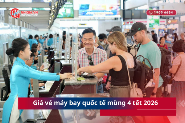 Giá vé máy bay quốc tế mùng 4 tết 2026