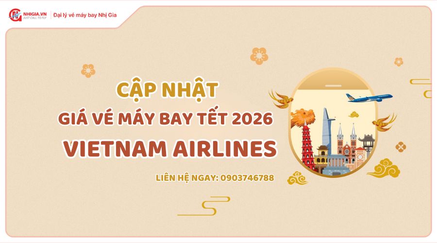 Giá vé máy bay Tết 2026 Vietnam Airlines