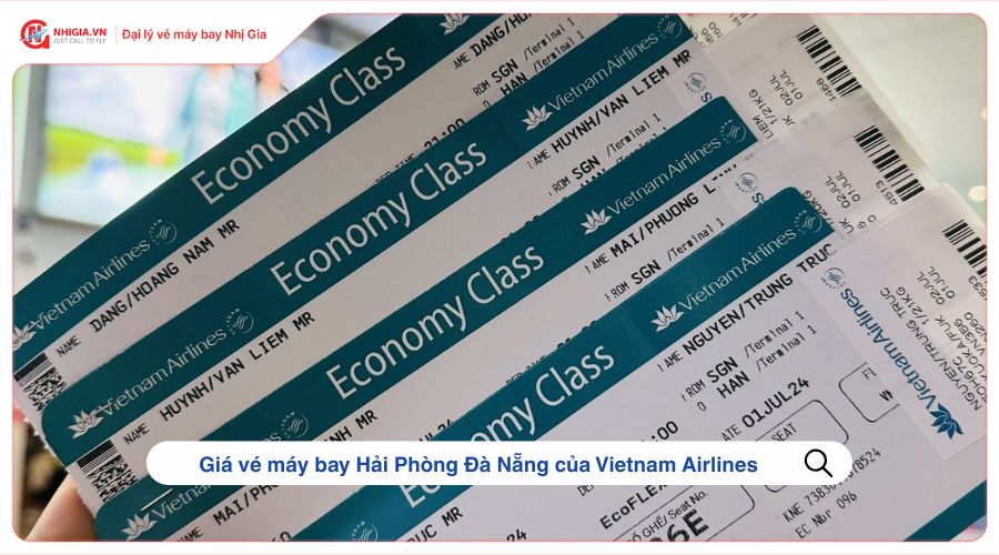 Giá vé máy bay Hải Phòng Đà Nẵng của Vietnam Airlines