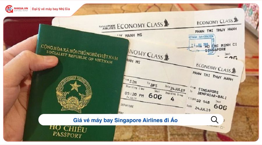 Giá vé máy bay Singapore Airlines đi Áo