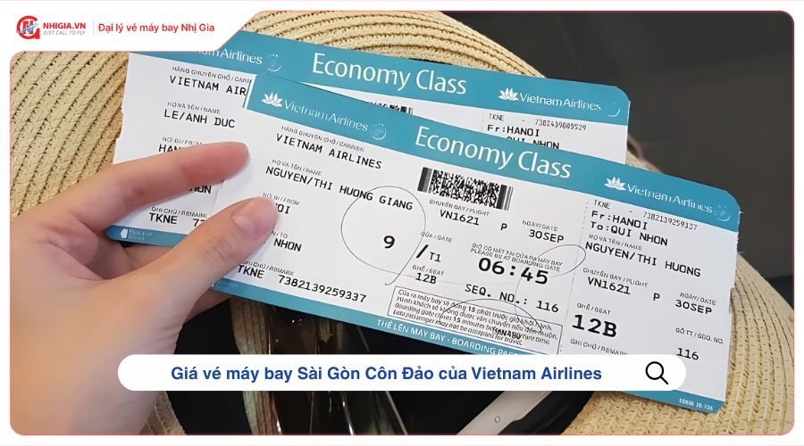 Giá vé máy bay Sài Gòn Côn Đảo của Vietnam Airlines