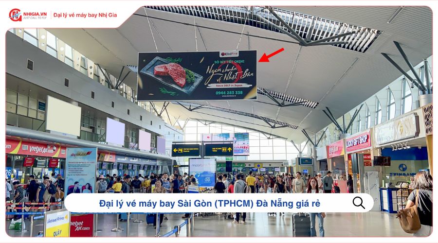 Đại lý vé máy bay Sài Gòn (TPHCM) Đà Nẵng giá rẻ
