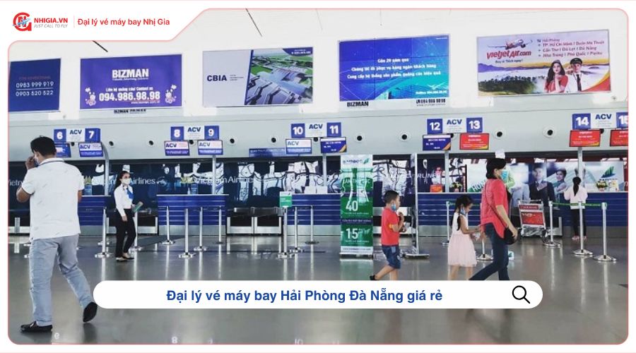 Đại lý vé máy bay Hải Phòng Đà Nẵng giá rẻ