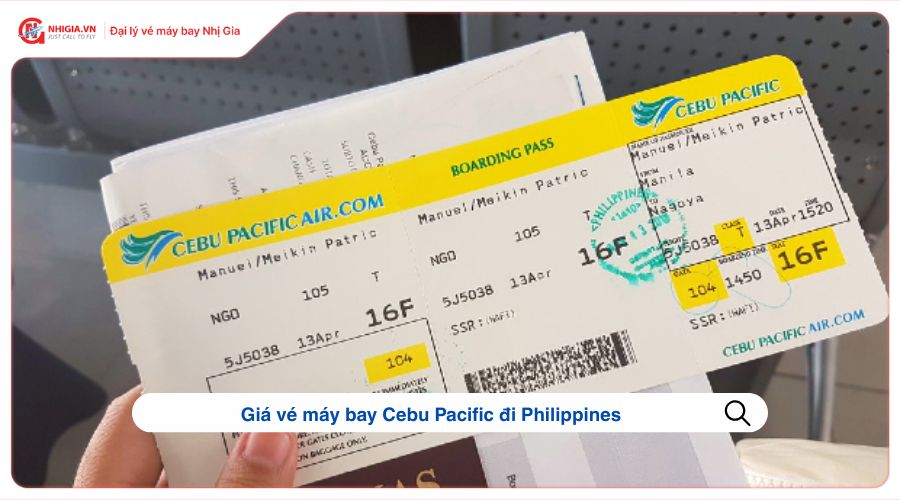 Giá vé máy bay Cebu Pacific đi Philippines