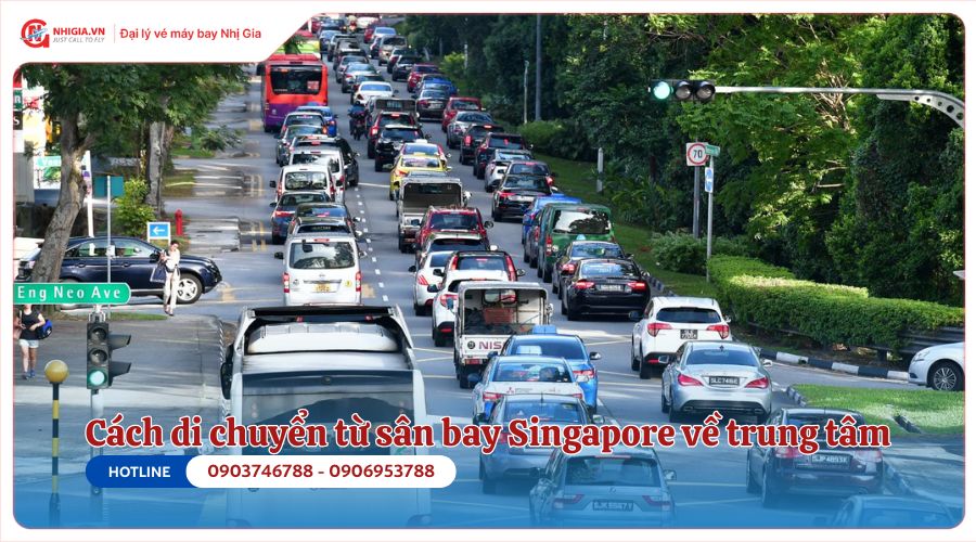 Cách di chuyển từ sân bay Singapore về trung tâm