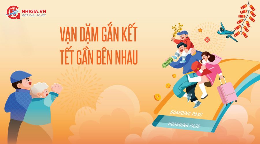 Ưu đãi Tết Bính Ngọ "Vạn dặm gắn kết tết gần bên nhau" cùng Vietnam Airlines
