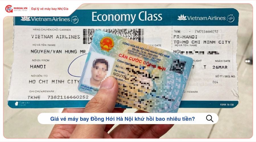 Giá vé máy bay Đồng Hới Hà Nội khứ hồi bao nhiêu tiền?