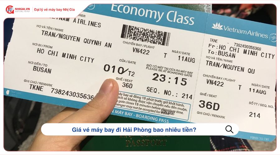 Giá vé máy bay đi Hải Phòng bao nhiêu tiền?