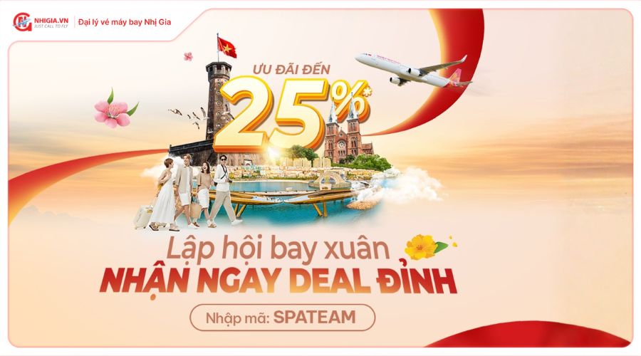 Lập Hội Bay Xuân - Nhận Ngay Deal Đỉnh