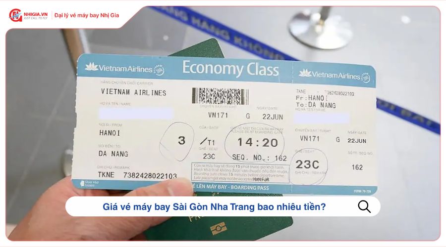 Giá vé máy bay Sài Gòn Nha Trang bao nhiêu tiền?