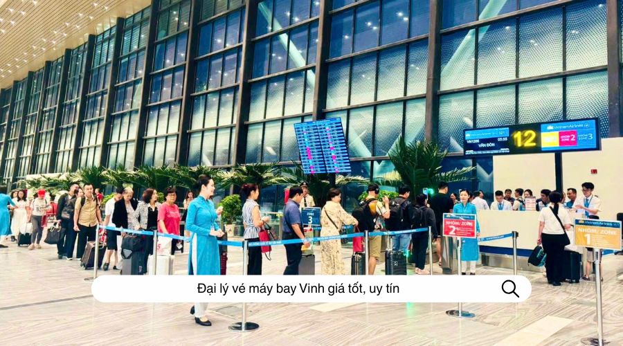 Đại lý vé máy bay Vinh giá tốt, uy tín