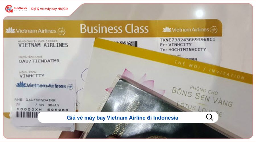 Giá vé máy bay Vietnam Airline đi Indonesia