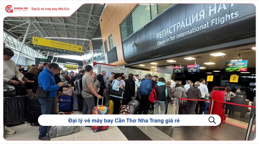 Đại lý vé máy bay Cần Thơ Nha Trang giá rẻ