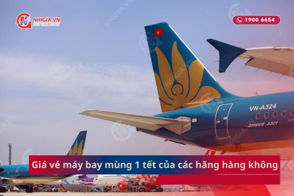 Giá vé máy bay mùng 1 tết của các hãng hàng không