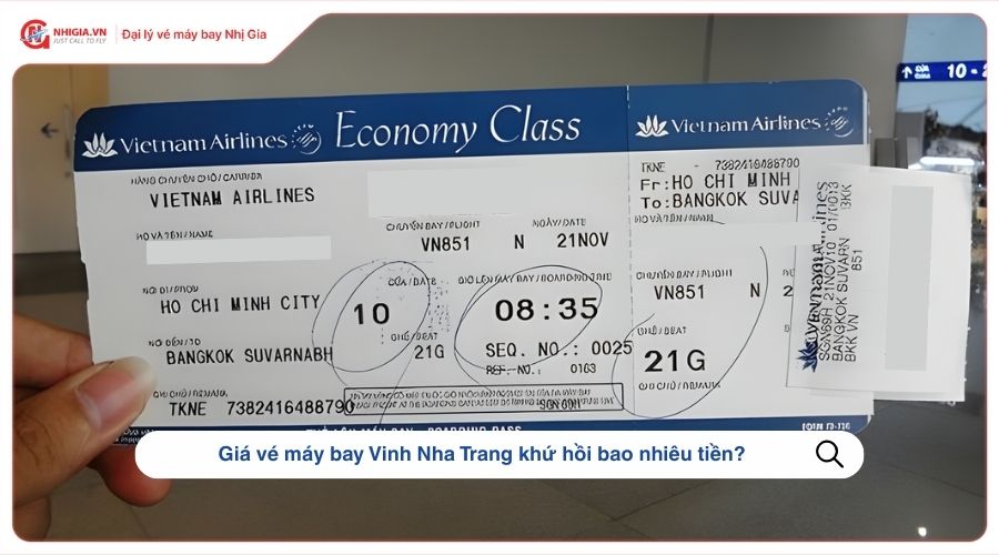 Giá vé máy bay Vinh Nha Trang khứ hồi bao nhiêu tiền?