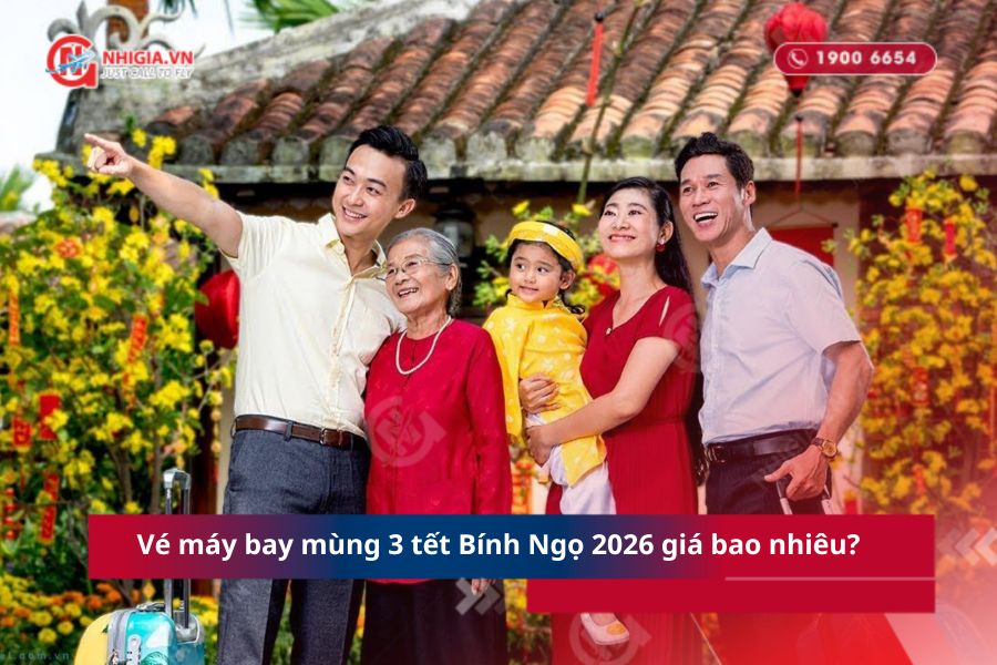 Vé máy bay mùng 3 tết