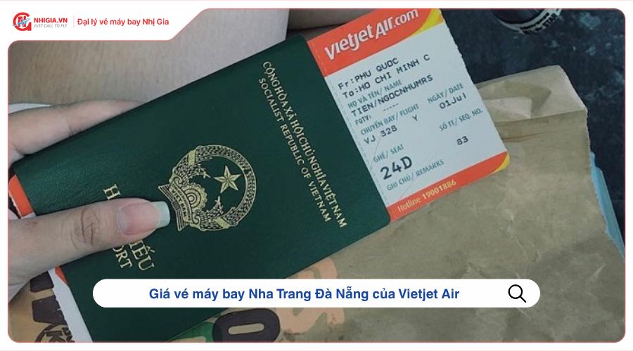 Giá vé máy bay Nha Trang Đà Nẵng của Vietjet Air