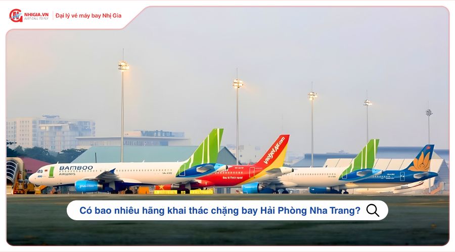 Có bao nhiêu hãng khai thác chặng bay Hải Phòng Nha Trang?