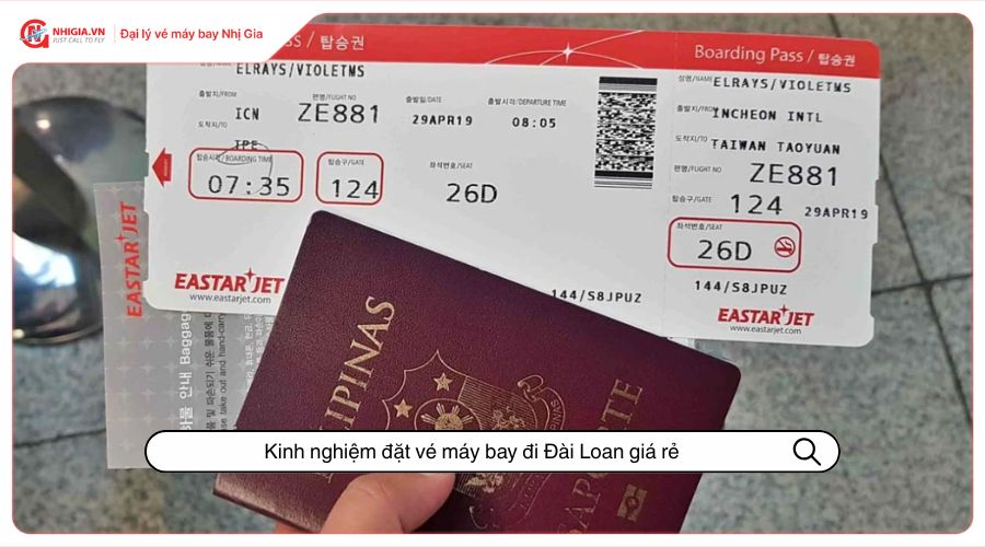 Kinh nghiệm đặt vé máy bay đi Đài Loan giá rẻ