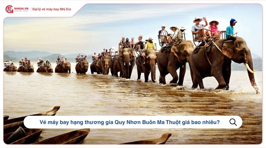Vé máy bay hạng thương gia Quy Nhơn Buôn Ma Thuột giá bao nhiêu?