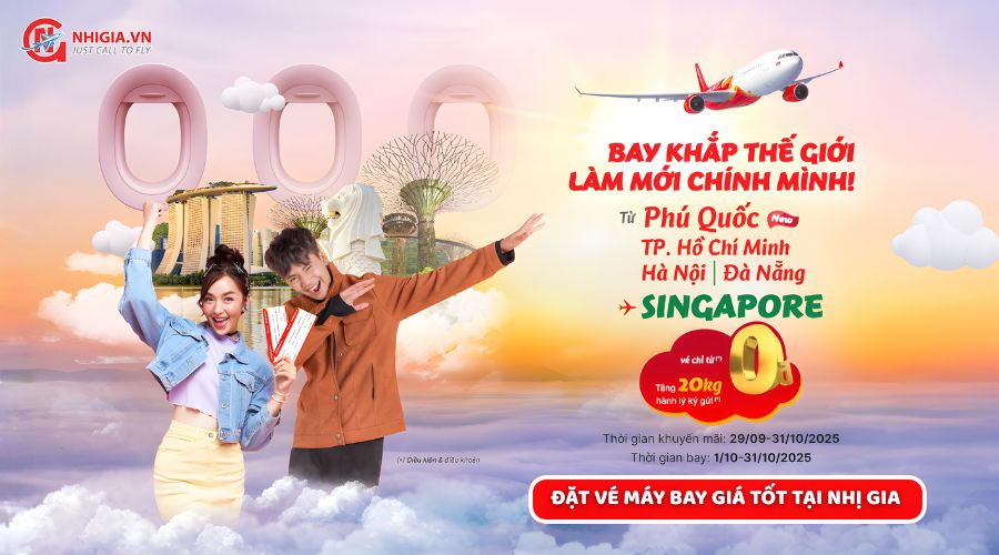ƯU ĐÃI CỰC SỐC CÙNG VIETJET