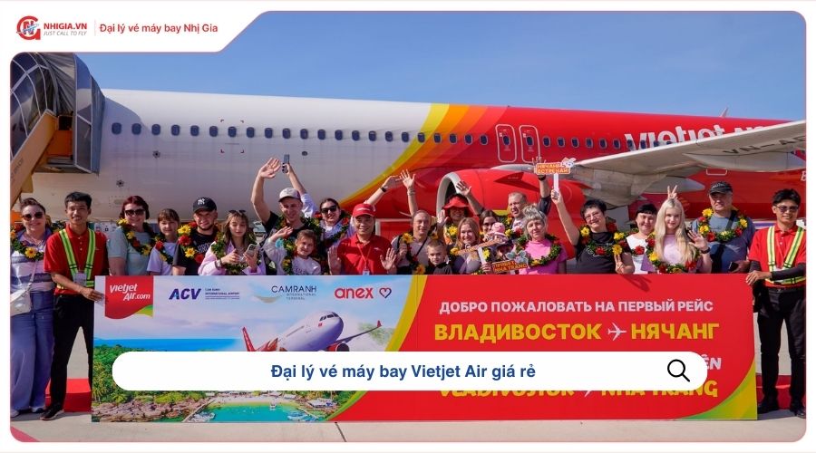 Đại lý vé máy bay Vietjet Air giá rẻ 