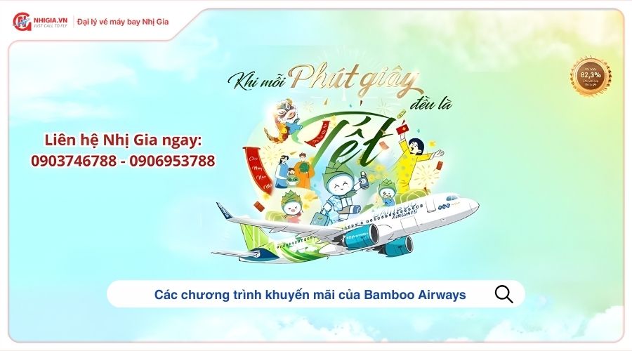 Các chương trình khuyến mãi của Bamboo Airways