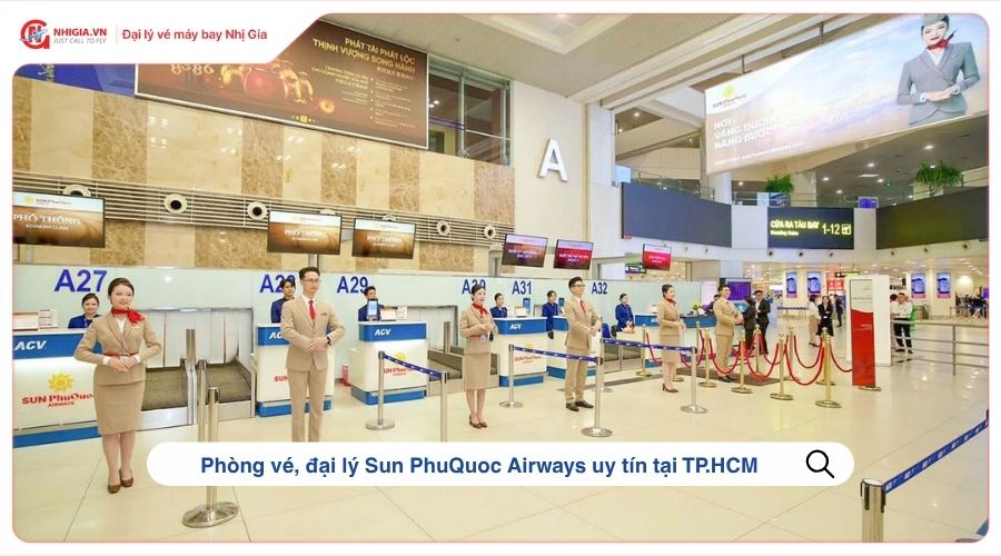 Đại lý Sun PhuQuoc Airways uy tín tại TP.HCM