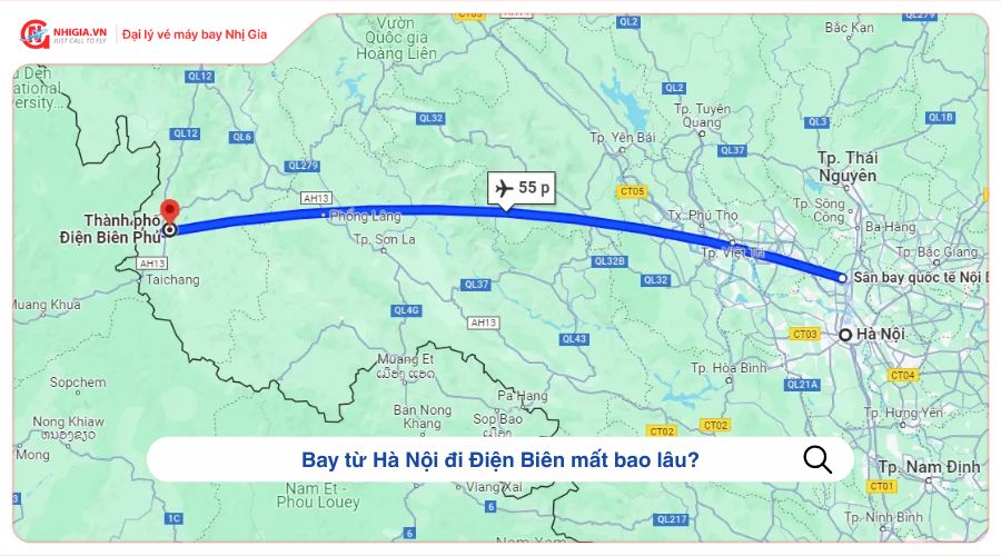 Bay từ Hà Nội đi Điện Biên mất bao lâu?