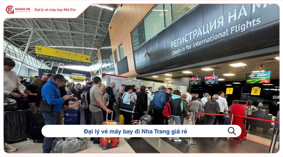 Đại lý vé máy bay đi Nha Trang giá rẻ