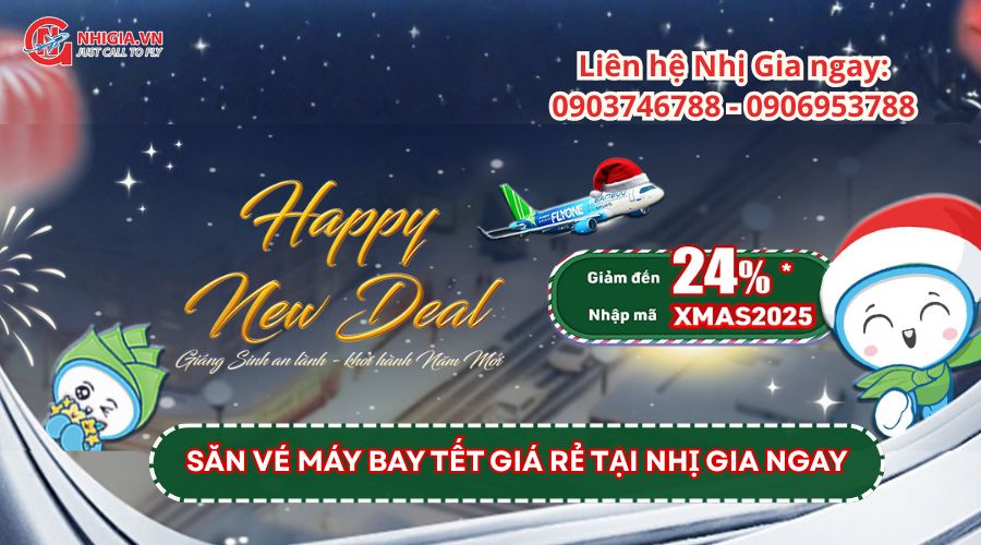 Giáng sinh an lành khởi hành năm mới cùng Bamboo Airways
