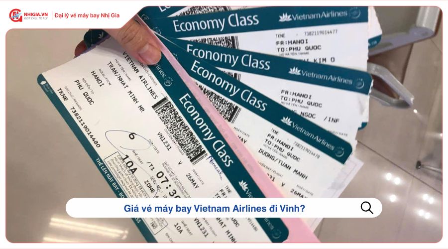 Giá vé máy bay Vietnam Airlines đi Vinh?