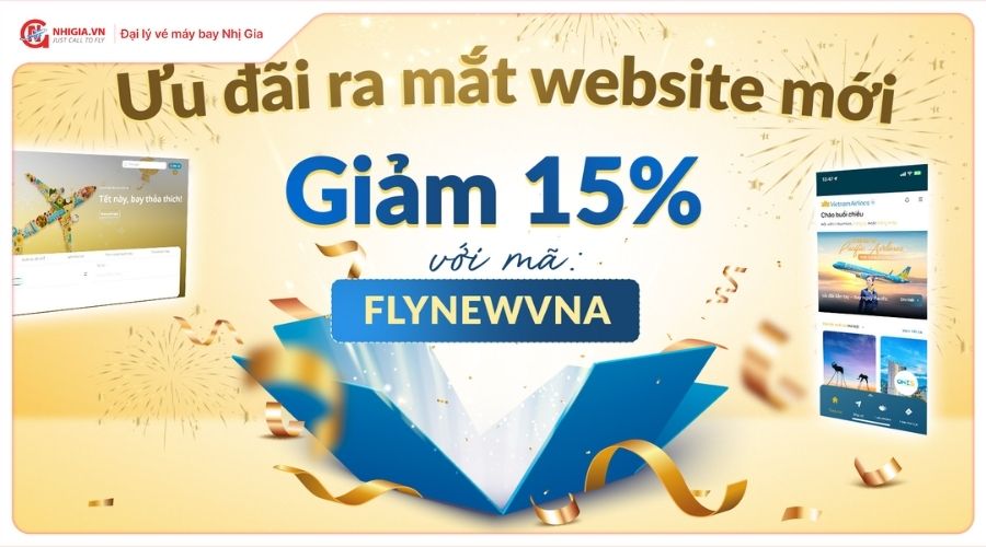 Ưu đãi ra mắt website Vietnam Airlines mới