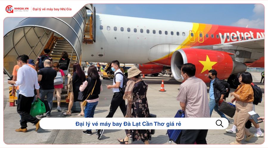 Đại lý vé máy bay Đà Lạt Cần Thơ giá rẻ