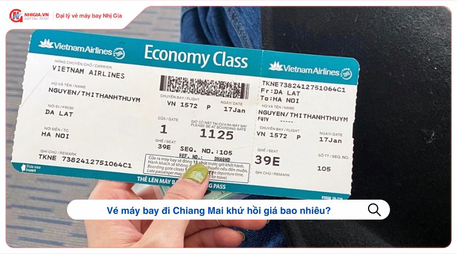 Vé máy bay đi Chiang Mai khứ hồi giá bao nhiêu?