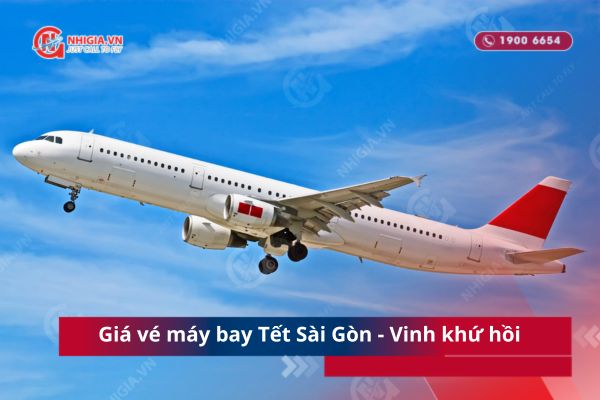 Giá vé máy bay Tết Sài Gòn - Vinh khứ hồi