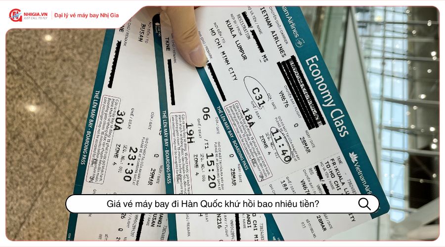 Giá vé máy bay đi Hàn Quốc khứ hồi bao nhiêu tiền?