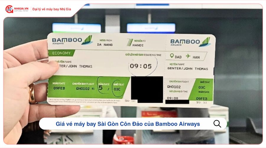 Giá vé máy bay Sài Gòn Côn Đảo của Bamboo Airways