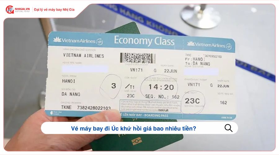 Vé máy bay đi Úc khứ hồi giá bao nhiêu tiền?