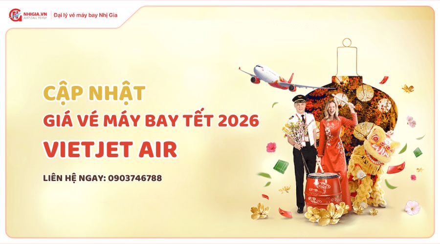 Giá vé máy bay Tết 2026 Vietjet Air