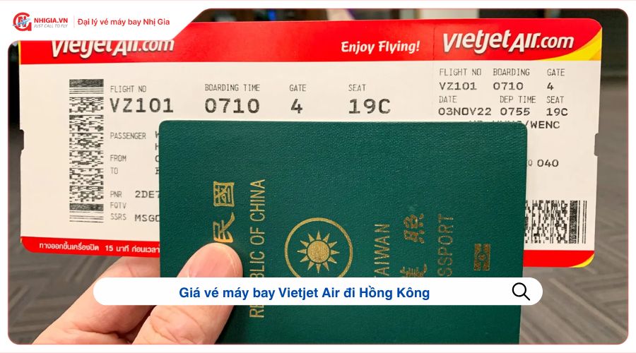 Giá vé máy bay Vietjet Air đi Hồng Kông