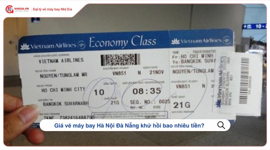 Giá vé máy bay Hà Nội Đà Nẵng khứ hồi bao nhiêu tiền?