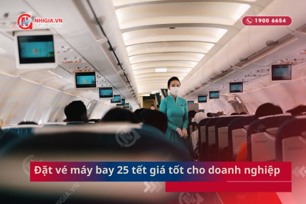 Đặt vé máy bay 25 tết giá tốt cho doanh nghiệp