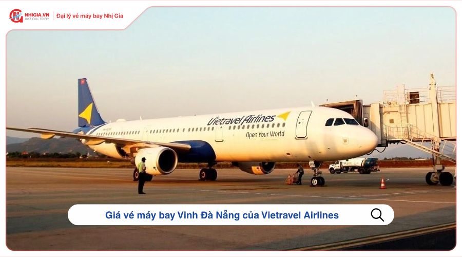 Giá vé máy bay Vinh Đà Nẵng của Vietravel Airlines
