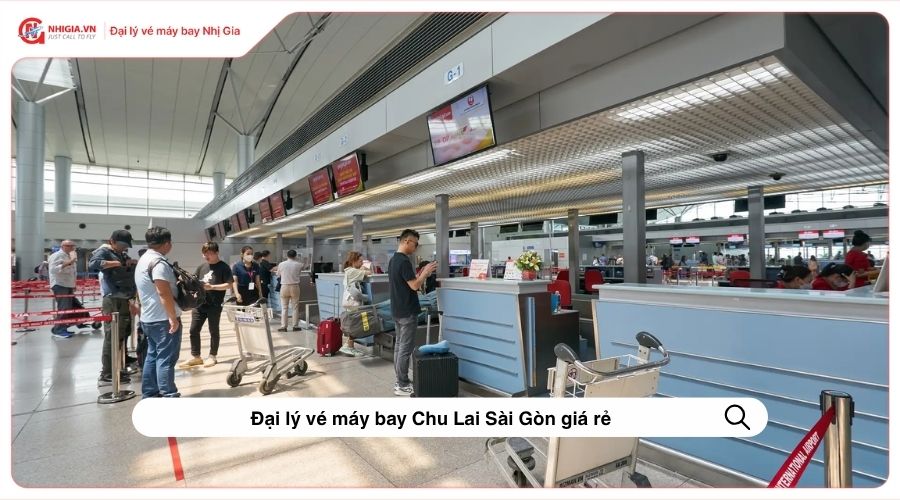 Đại lý vé máy bay Chu Lai Sài Gòn giá rẻ