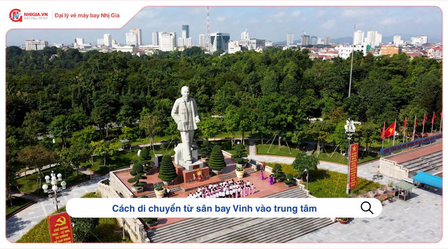 Cách di chuyển từ sân bay Vinh vào trung tâm